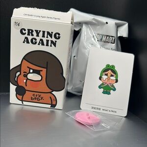 Authentic-Crying Again - Pop Mart “What a Frog” mini figure